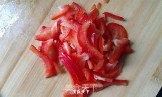 秋葵红椒炒鸡蛋的做法步骤：6
