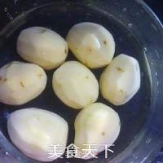 千层面土豆泥盏的做法步骤：3