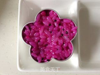 花朵饭团的做法步骤：4