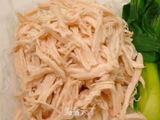 腐乳油醋鸡丝色拉  ★鸡丝轻食 3的做法步骤：4
