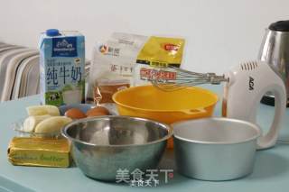 香蕉蛋糕的做法步骤：2