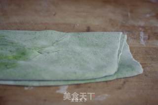 手擀菠菜凉面的做法步骤：14
