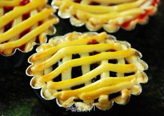 美味蓝霉蛋挞饼干的做法步骤：3