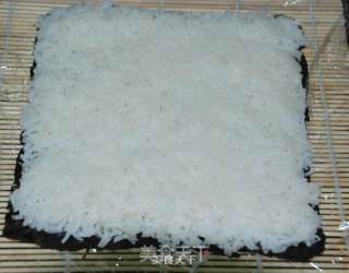 美美的--反卷鱼籽日本寿司的做法步骤：4