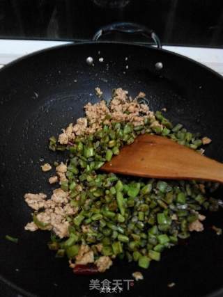 榄菜肉末四季豆的做法步骤：12