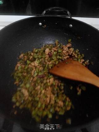榄菜肉末四季豆的做法步骤：14