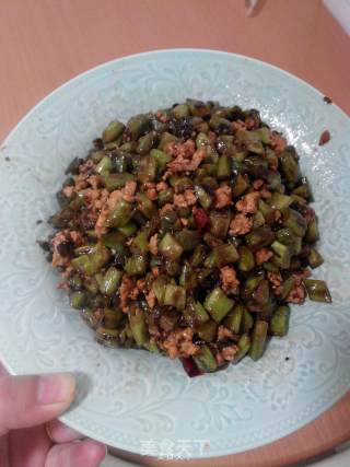 榄菜肉末四季豆的做法步骤：15