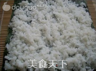 酸黄瓜寿司的做法步骤：4