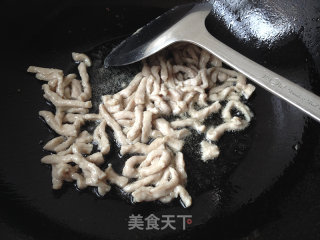 茭白炒肉丝的做法步骤：5