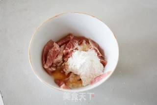蚝油肉丝打卤面的做法步骤：4