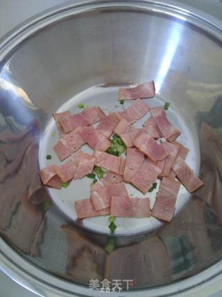 培根炒蚕豆的做法步骤：7