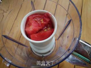 美白怯斑饮品——柠檬西红柿汁的做法步骤：3