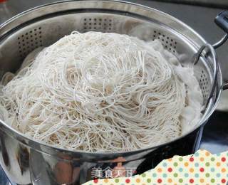 正宗老家蒸面条的做法步骤：4