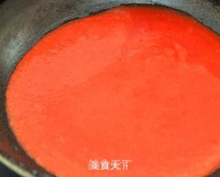 自制可用于裱花的番茄酱的做法步骤：4