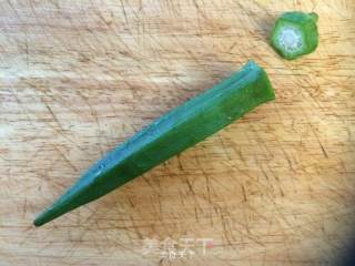 秋葵素炒的做法步骤：3