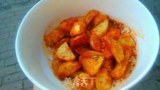 香辣土豆块的做法步骤：5