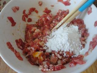 荔枝猪肉丸的做法步骤：4
