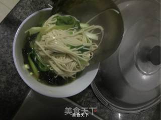 阳春面的做法步骤：13