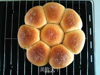 红豆沙面包 - 像花儿一样盛放的做法步骤：12