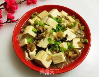 津冬菜烧豆腐的做法步骤：9