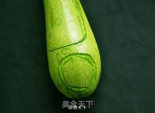 巧用西葫芦做绣花鞋的做法步骤：4
