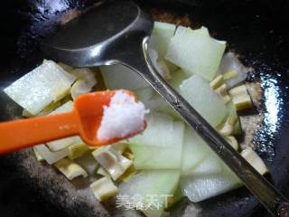 羊尾笋煮冬瓜的做法步骤：7