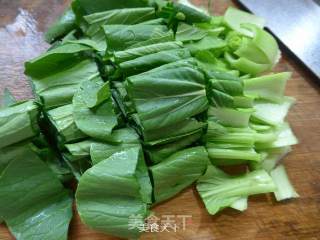 咖喱牛筋炒青菜的做法步骤：3