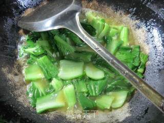 咖喱牛筋炒青菜的做法步骤：6