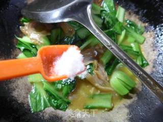 咖喱牛筋炒青菜的做法步骤：9