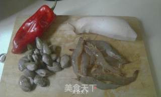 锡纸焗小海鲜的做法步骤：1
