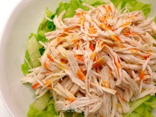 椒麻鸡丝色拉  ★鸡丝轻食 7的做法步骤：3