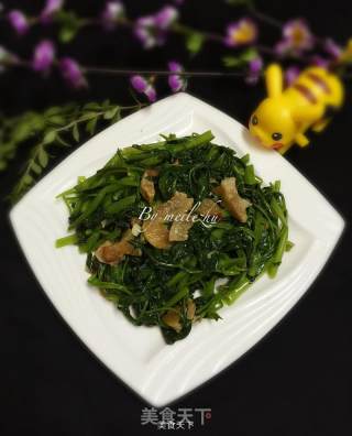 油渣空心菜的做法步骤：7