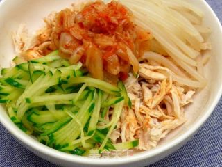 泡菜鸡丝色拉  ★鸡丝轻食 10的做法步骤：7