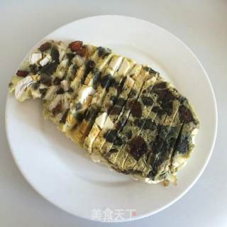 三色蒸蛋的做法步骤：17