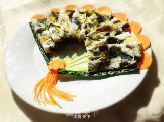 三色蒸蛋的做法步骤：18