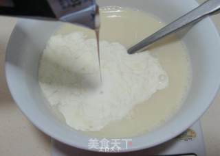 蓝莓豆浆布丁的做法步骤：6