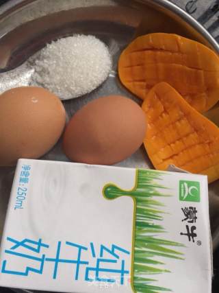 芒果双皮奶的做法步骤：1