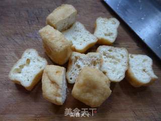油豆腐炒扁豆的做法步骤：2