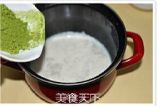 盈太美食俱乐部---美食DIY，清新中还有一丝香醇--抹茶奶酪布丁的做法步骤：4