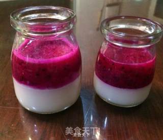 火龙果椰汁布丁的做法步骤：10