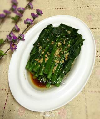 白灼芥蓝的做法步骤：8
