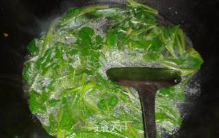 便秘食谱---菠菜拌粉丝的做法步骤：5