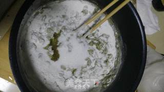 艾叶青团的做法步骤：4