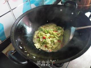 辣椒炒秋葵的做法步骤：12