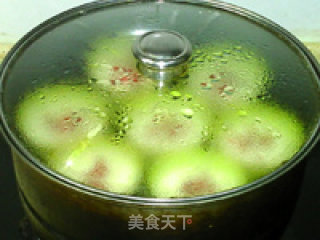 牛奶茯苓蒸糕的做法步骤：9
