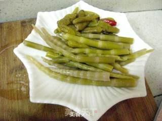 双椒泡笋鸭肫的做法步骤：5