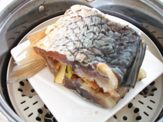含丰富维生素之----蒸咸鱼的做法步骤：6