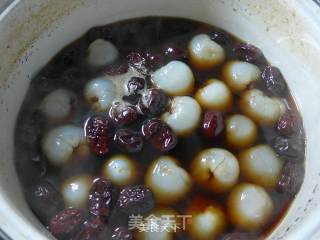 红枣煮荔枝的做法步骤：7