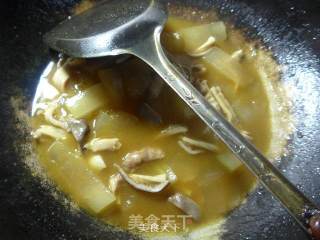 咖喱猪肚冬瓜的做法步骤：8