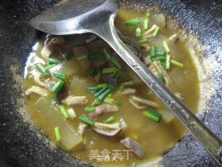 咖喱猪肚冬瓜的做法步骤：9